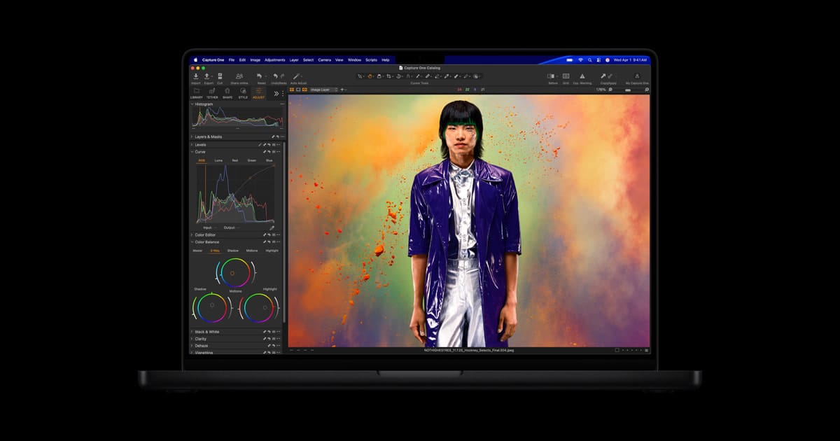 Apple's official MacBook Pro image for the M5 Pro and M5 Max announcement