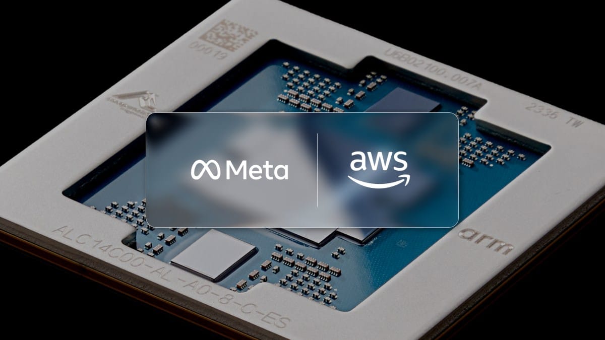 Official Meta and AWS partnership image for the Graviton announcement