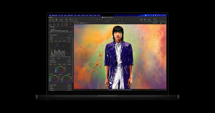 Apple's official MacBook Pro image for the M5 Pro and M5 Max announcement