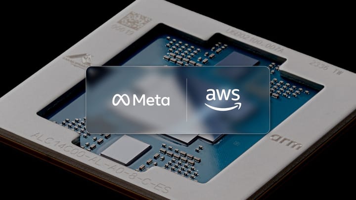 Official Meta and AWS partnership image for the Graviton announcement